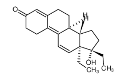 Изображение (8S,13S,14S,17S)-13,17-diethyl-17-hydroxy-1,2,6,7,8,14,15,16-octahydrocyclopenta[a]phenanthren-3-one