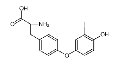 Picture of (2S)-2-amino-3-[4-(4-hydroxy-3-iodophenoxy)phenyl]propanoic acid