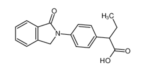 Picture of 2-[4-(3-oxo-1H-isoindol-2-yl)phenyl]butanoic acid