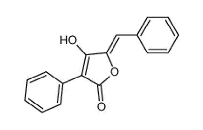 Picture of (5E)-5-benzylidene-4-hydroxy-3-phenylfuran-2-one