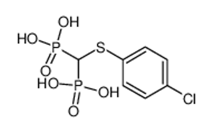 Picture of [(4-chlorophenyl)sulfanyl-phosphonomethyl]phosphonic acid