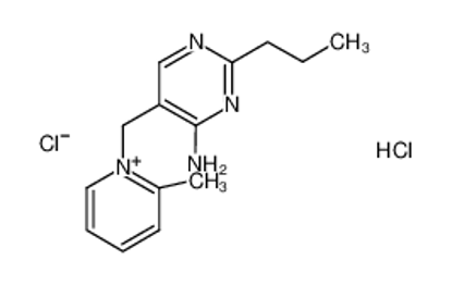 Picture of 1-([4-Amino-2-propyl-5-pyrimidinyl]methyl)-2-methylpyridinium chloride