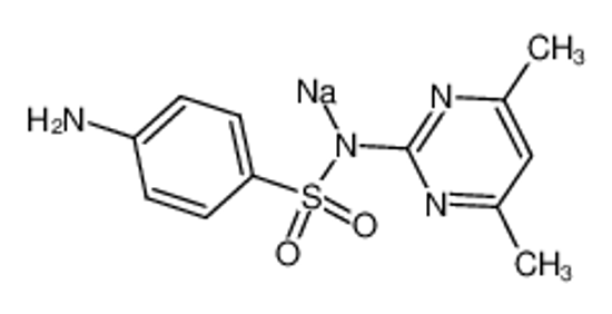 Picture of sodium,(4-aminophenyl)sulfonyl-(4,6-dimethylpyrimidin-2-yl)azanide