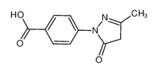 Picture of 4-(3-methyl-5-oxo-4H-pyrazol-1-yl)benzoic acid