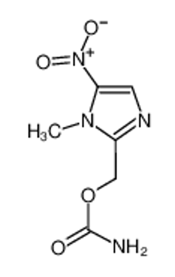 Picture of (1-methyl-5-nitroimidazol-2-yl)methyl carbamate