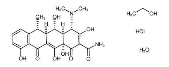 Picture of doxycycline hyclate