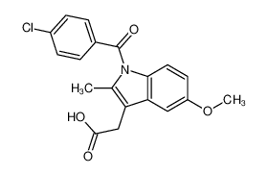 Picture of sodium,2-[1-(4-chlorobenzoyl)-5-methoxy-2-methylindol-3-yl]acetate,trihydrate