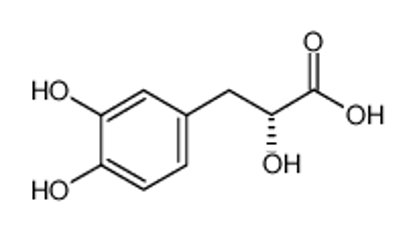 Picture of (2R)-3-(3,4-dihydroxyphenyl)-2-hydroxypropanoic acid