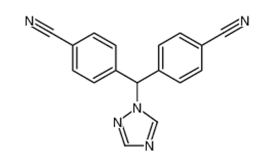 Picture of 4,4'-(1H-1,2,4-Triazol-1-ylmethylene)dibenzonitrile