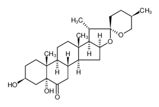 Imagem de Spirostan-​6-​one, 3,​5-​dihydroxy-​, (3β,​5α,​25R)​-