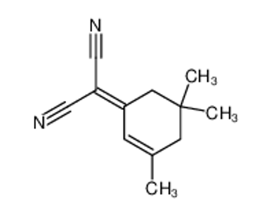 Picture of 2-(3,5,5-trimethylcyclohex-2-en-1-ylidene)propanedinitrile