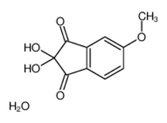 Изображение 2,2-dihydroxy-5-methoxyindene-1,3-dione,hydrate