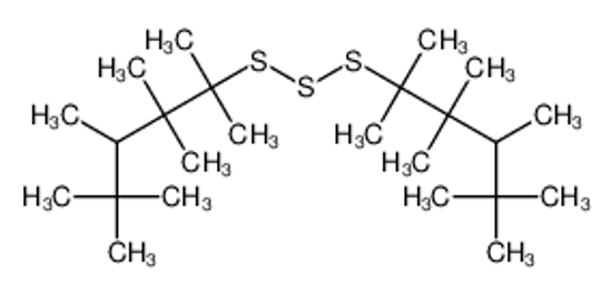 Picture of 2-(2,3,3,4,5,5-hexamethylhexan-2-yltrisulfanyl)-2,3,3,4,5,5-hexamethylhexane