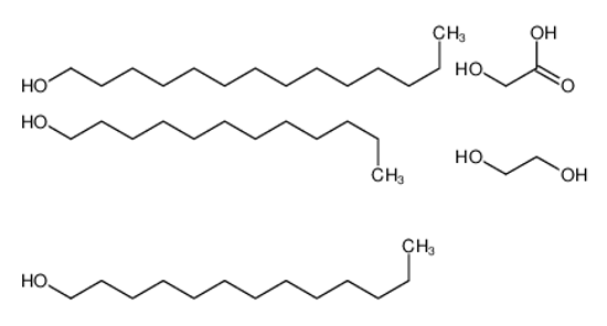 Picture of dodecan-1-ol,ethane-1,2-diol,2-hydroxyacetic acid,tetradecan-1-ol,tridecan-1-ol