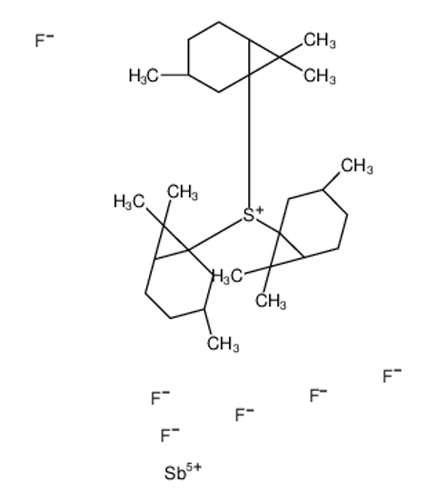 Picture of diphenyl-(4-phenylsulfanylphenyl)sulfanium,[4-(4-diphenylsulfoniophenyl)sulfanylphenyl]-diphenylsulfanium,hexafluoroantimony(1-)