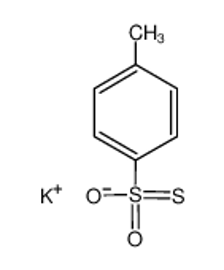 Picture of potassium,(4-methylphenyl)-oxido-oxo-sulfanylidene-λ<sup>6</sup>-sulfane