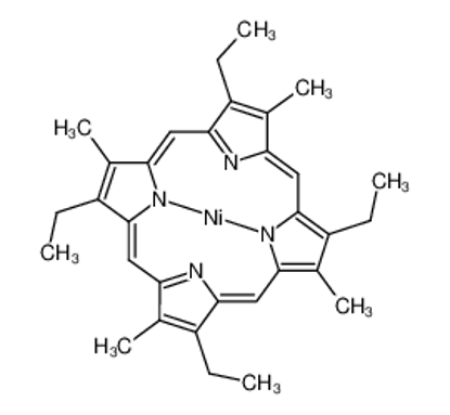 Показать информацию о nickel(2+),2,7,12,17-tetraethyl-3,8,13,18-tetramethyl-1,4,5,10,11,14,15,20,21,23-decahydroporphyrin-22,24-diide