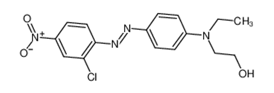Picture of 2-[4-[(2-chloro-4-nitrophenyl)diazenyl]-N-ethylanilino]ethanol