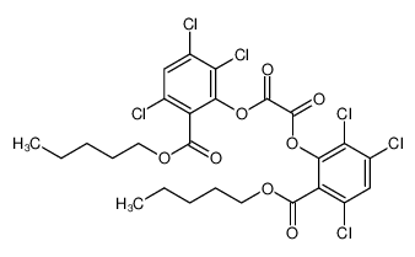 Mostrar detalhes para Bis(3,5,6-trichloro-2-n-pentyloxycarbonylphenyl) oxalate