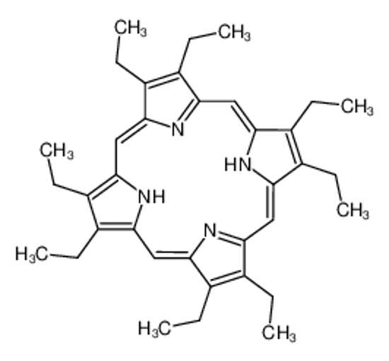 Picture of 2,3,7,8,12,13,17,18-octaethyl-21,22-dihydroporphyrin