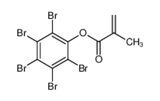 Picture of (2,3,4,5,6-pentabromophenyl) 2-methylprop-2-enoate