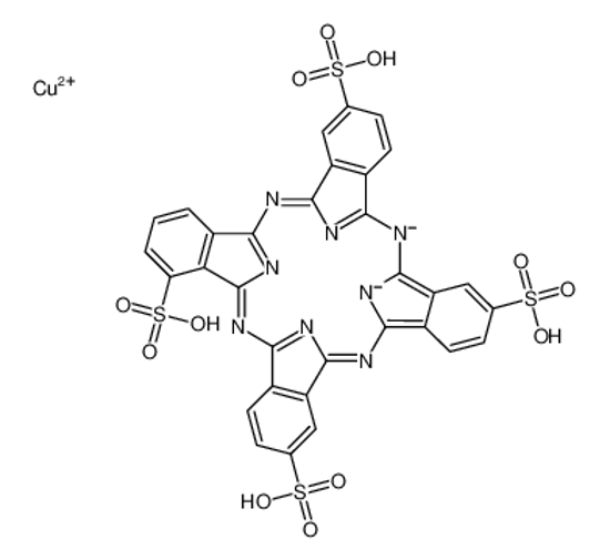 Picture of 3,4',4'',4'''-Tetrasulfonyl copper phthalocyanine, tetra sodium salt