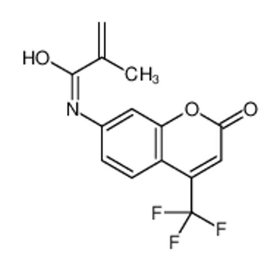 Picture of 2-methyl-N-[2-oxo-4-(trifluoromethyl)chromen-7-yl]prop-2-enamide