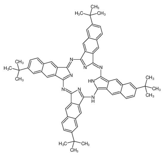Picture of 2,11,20,29-tetra-tert-butyl-2,3-naphthalocyanine
