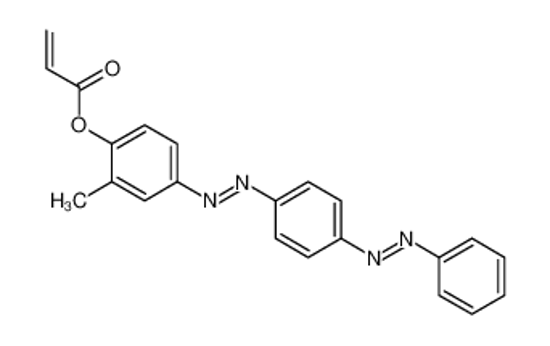 Изображение [2-methyl-4-[(4-phenyldiazenylphenyl)diazenyl]phenyl] prop-2-enoate