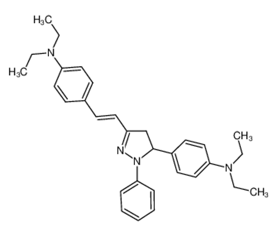 Picture of 4-[2-[5-[4-(Diethylamino)phenyl]-4,5-dihydro-1-phenyl-1H-pyrazol-3-yl]vinyl]-N,N-diethylaniline