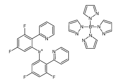 Picture of (OC-6-33)-Bis[3,5-difluoro-2-(2-pyridinyl-kN)phenyl-kC][tetrakis(1H-pyrazolato-kN1)borato(1-)-kN2,kN2']-iridium