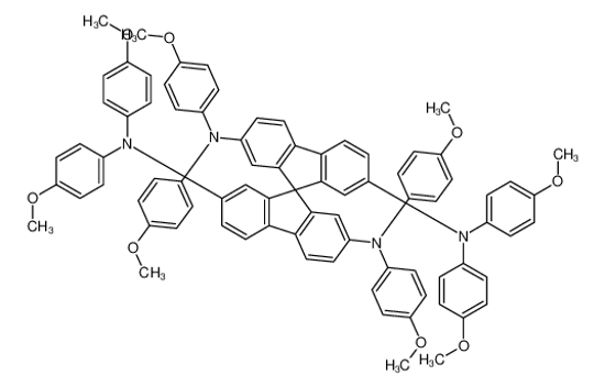 Picture of 2,2',7,7'-tetrakis(N,N-di-p-methoxyphenyl-amine)-9,9'-spirobifluorene