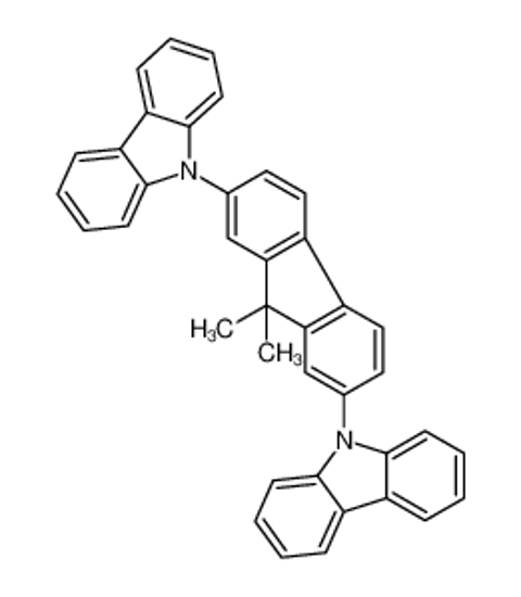 Picture of 9-(7-carbazol-9-yl-9,9-dimethylfluoren-2-yl)carbazole