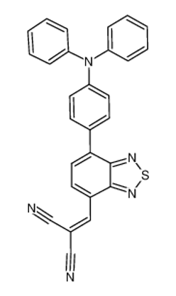Изображение 2-{[7-(4-(N,N-diphenyl)aminophenyl)-2,1,3-benzothiadiazol-4-yl]methylene}malononitrile