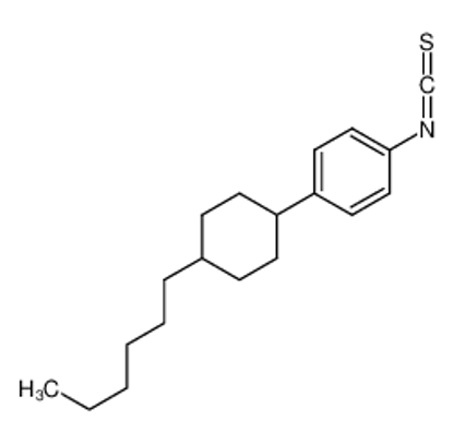 Imagem de 1-(4-hexylcyclohexyl)-4-isothiocyanatobenzene