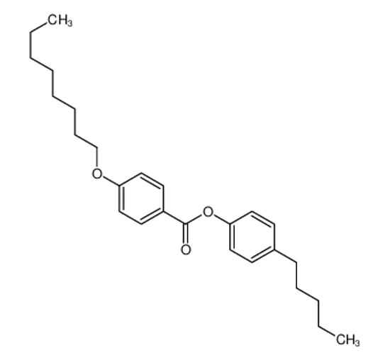 Picture of (4-pentylphenyl) 4-octoxybenzoate