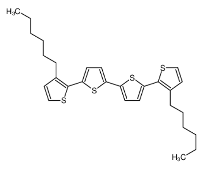 Изображение 2-(3-hexylthiophen-2-yl)-5-[5-(3-hexylthiophen-2-yl)thiophen-2-yl]thiophene