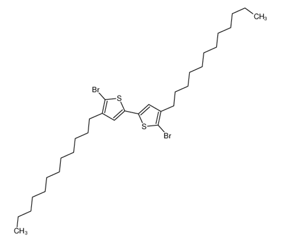 Picture of 2-bromo-5-(5-bromo-4-dodecylthiophen-2-yl)-3-dodecylthiophene
