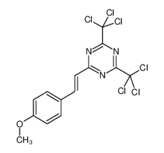 Picture of 2-(4-Methoxystyryl)-4,6-bis(trichloromethyl)-1,3,5-triazine