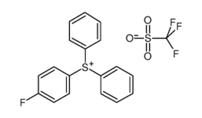 Imagem de (4-fluorophenyl)-diphenylsulfanium,trifluoromethanesulfonate