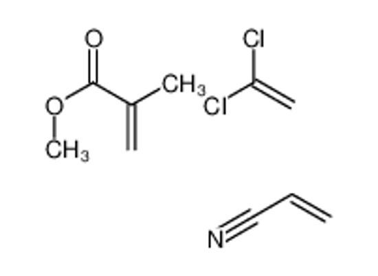 Picture of 1,1-dichloroethene,methyl 2-methylprop-2-enoate,prop-2-enenitrile