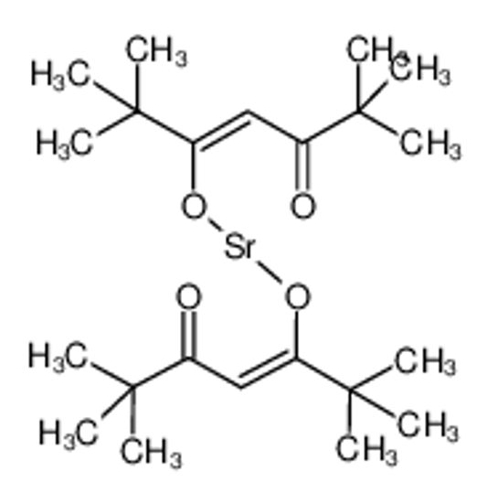 Изображение strontium,(Z)-2,2,6,6-tetramethyl-5-oxohept-3-en-3-olate