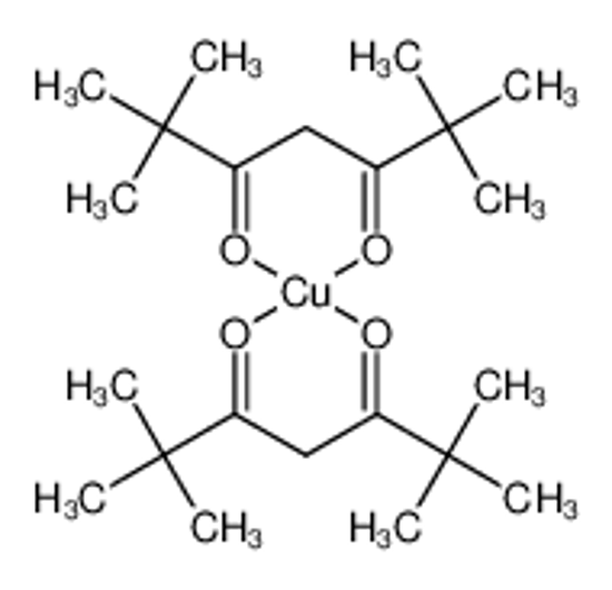 Изображение (2,2,6,6-Tetramethyl-3,5-heptanedionato)copper(II)