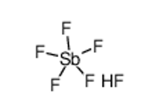 Picture of antimony,hydron,hexafluoride
