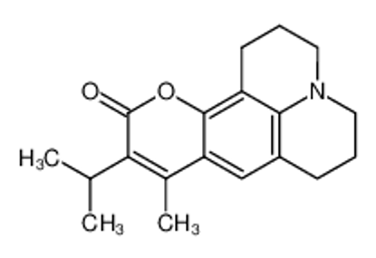 Picture of 10-isopropyl-9-methyl-2,3,6,7-tetrahydro-1H,5H,11H-chromeno<6,7,8-i,j>quinolizin-11-one