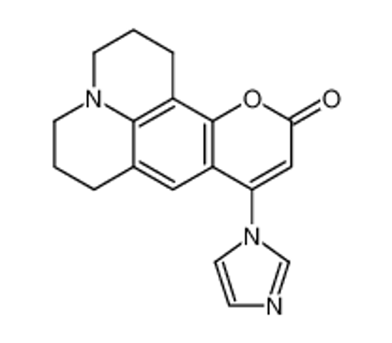 Picture of 8-Imidazol-1-yl-2,3,5,6-tetrahydro-1H,4H-11-oxa-3a-aza-benzo[de]anthracen-10-one