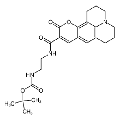 Picture of {2-[(10-Oxo-2,3,5,6-tetrahydro-1H,4H,10H-11-oxa-3a-aza-benzo[de]anthracene-9-carbonyl)-amino]-ethyl}-carbamic acid tert-butyl ester