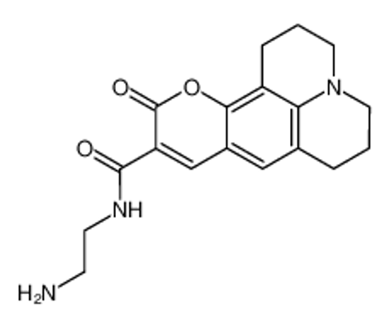 Picture of 10-Oxo-2,3,5,6-tetrahydro-1H,4H,10H-11-oxa-3a-aza-benzo[de]anthracene-9-carboxylic acid (2-amino-ethyl)-amide
