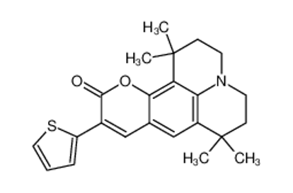 Picture of 1,1,6,6-tetramethyl-9-thiophen-2-yl-2,3,5,6-tetrahydro-1H,4H-11-oxy-3a-azabenzo[de]anthracen-10-one