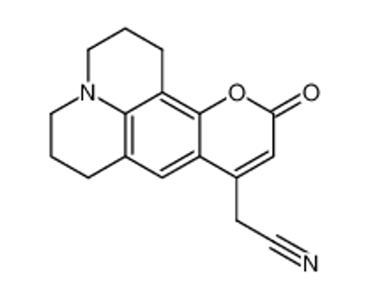 Picture of (10-Oxo-2,3,5,6-tetrahydro-1H,4H,10H-11-oxa-3a-aza-benzo[de]anthracen-8-yl)-acetonitrile